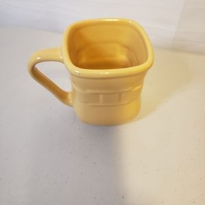 Longberger Pottery Woven Butternut Cup‎ Mug